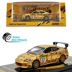 INNO64 1:64 Top Secret Honda Integra Type R DC5 Gold
