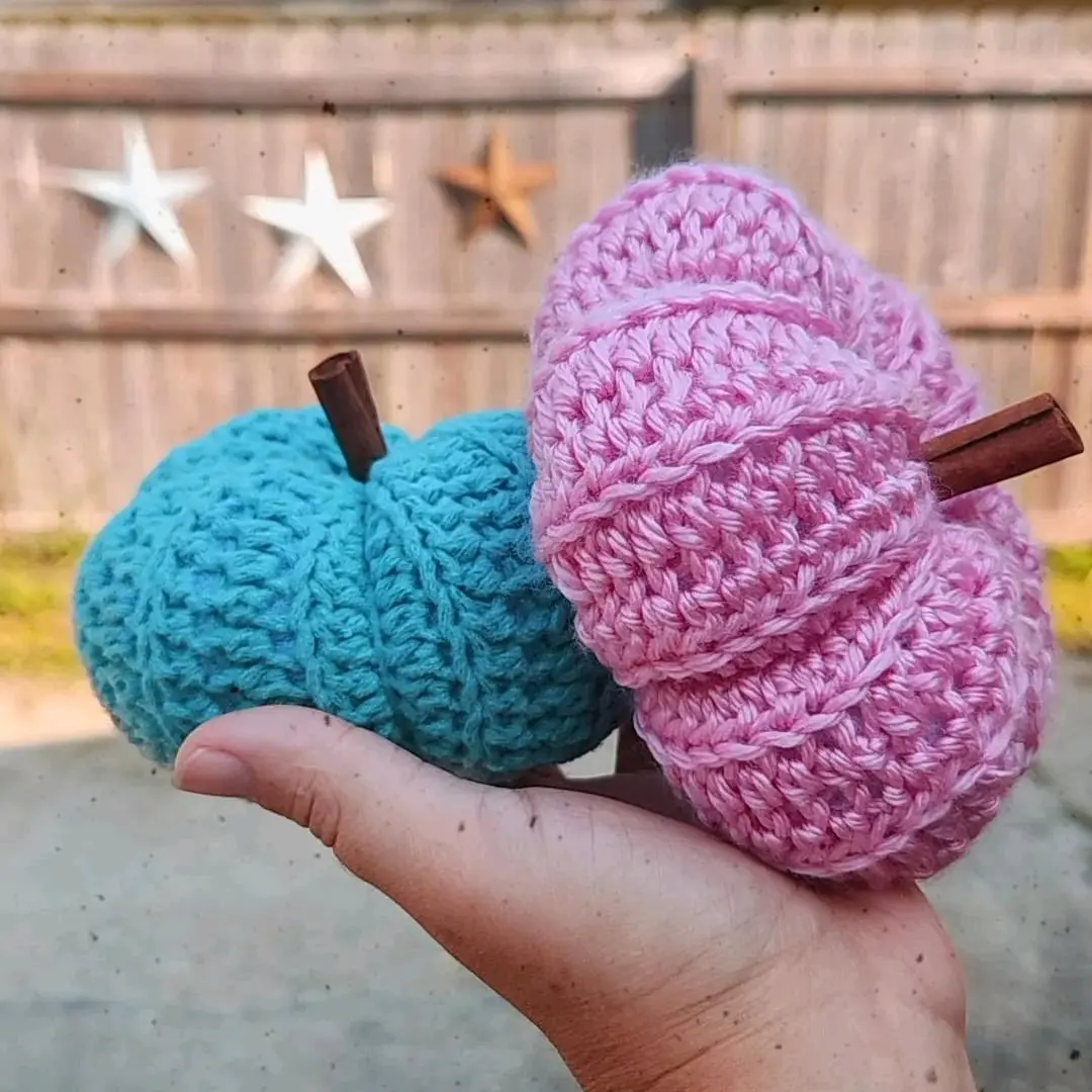 Handmade Crochet Pumpkins for Home Decor