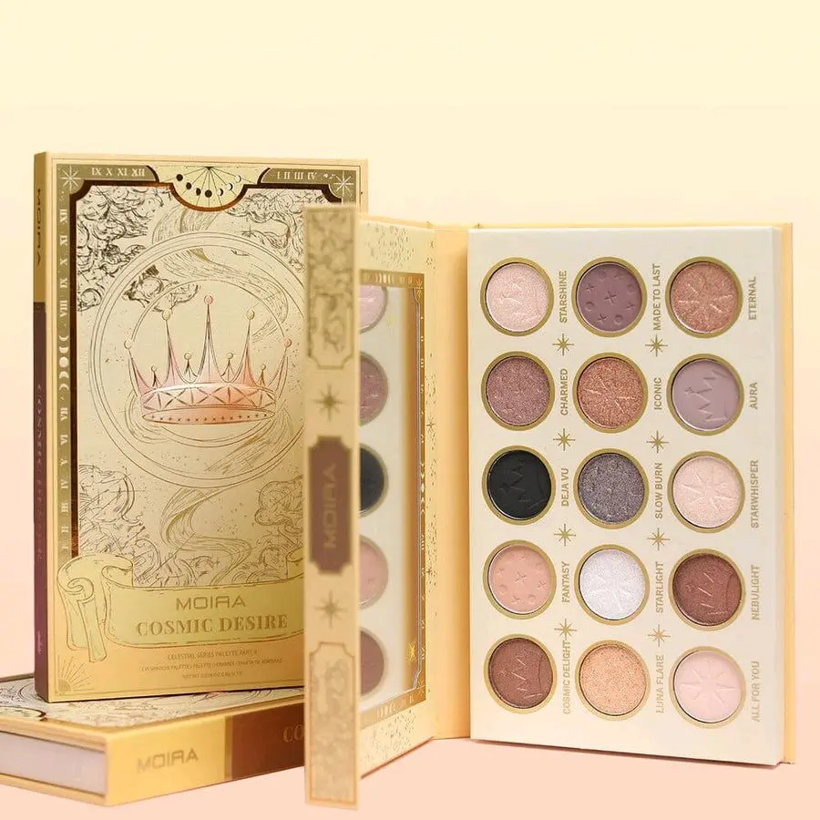 Moira Cosmic Desire Eyeshadow Palette - 12 Vibrant Shades for Bold Looks - Perfect for Makeup Enthusiasts