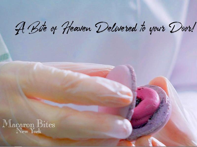 Macaron Bites Assorted French Macarons 48 Count Crunchy Exterior Moist Interior Gourmet Cookies Pastel Colors