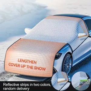 Winter Saviors: 91"x98" Windshield Snow Cover & Frost Protector for Cars/SUVs/Trucks | Waterproof, Easy On & Off
