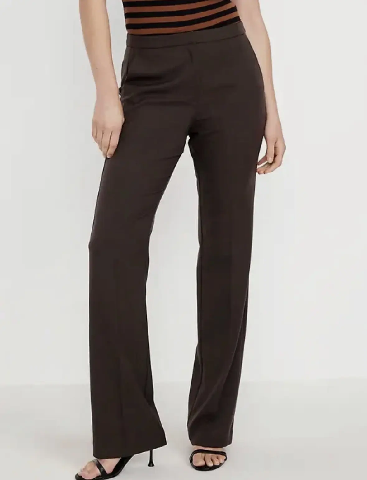 NWT Old Navy Mid-Rise Brown Taylor Boot-Cut Pants Size 22