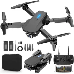 Drone with Camera for Kids & Adults, 1080P HD Mini FPV Drones with Altitude Hold, Telescope，One-Key Take Off/Landing, Headless Mode, 360° Flips, Speed Adjustment, Toys Gifts for Boys Girls, Beginner