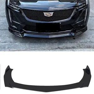 For Cadillac ATS XTS CTS SRX Front Bumper Lip Spoiler Splitter Glossy Black