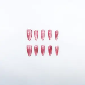 3H Luxury Handmade Press-on Nails - Lucid Crimson