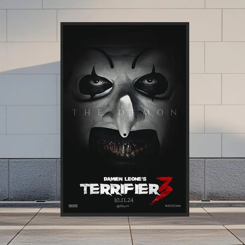 Terrifier 3 Movie Poster,Room Decor, Art Poster for Gift,Gift for Friends,Home Decor