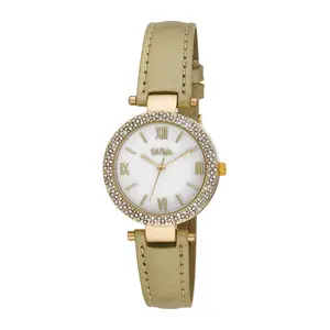Bob Mackie Glitz Mother Of Pearl D ial Watch