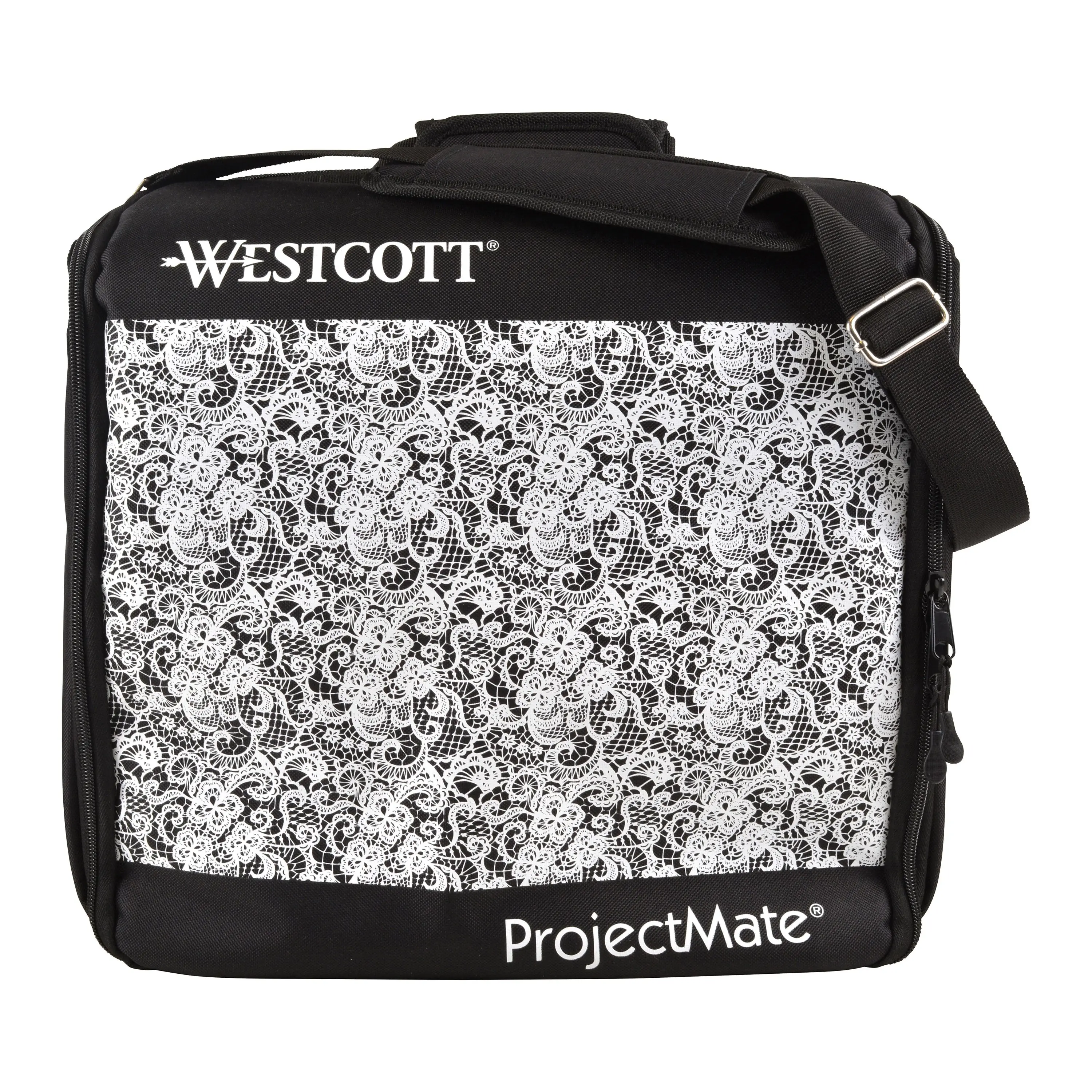 Westcott ProjectMate Craft Storage Bag/WorkStation, Black/Teal (67419-PARENT)