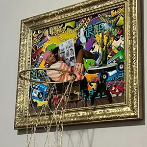 Custom basketball art