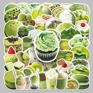 50pcs matcha style cartoon small fresh creative trend stickers diy phone case tablet computer water cup stationery stickers