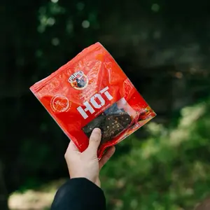 Pap's Hot Beef Jerky - 100% Beef Jerky with Fiery Kick - Perfect Healthy Snack for Outdoor Adventures - 3.25oz