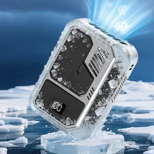 Protable Waist Fan, Protable Desk Fan, Powerful Wind Power, with 3 Wind Speeds, 3200mAh Large Battery, Digital Display, Suitable for Outdoor Work, Camping, Wild Fishing, Spring Outing