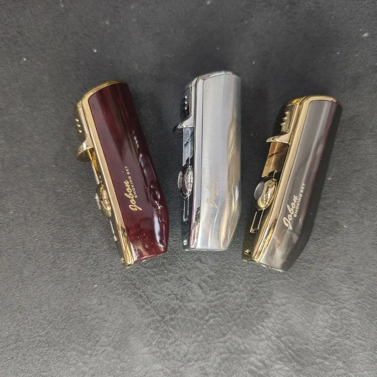 Refillable Butane 3-Hole Jet Flame Metal Lighter - Compact, Lightweight, Windproof Home Supply with 8mm Hole Opener, Bottle Opener, Stable Ignition Performance, Strong Steady Flame, Travel Outdoor Camping Accessory (No Fuel Included, Pocket-Friendly)
