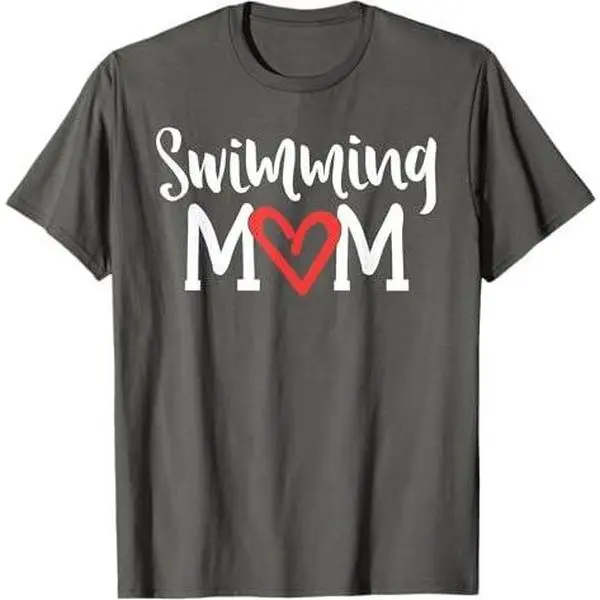 Swimming Mom Swim Team Shirt Mother School Meet Swimmer T-Shirt