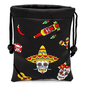 💀 Sugar Skull Golf Pouch (NoRibbon) – Bold, Stylish & Built for the Green! 🎉 professional storage bag