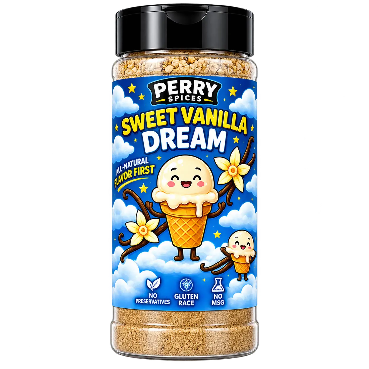 Perry Spices Sweet Vanilla Dream | All Natural Vanilla Seasoning | 5.64 oz