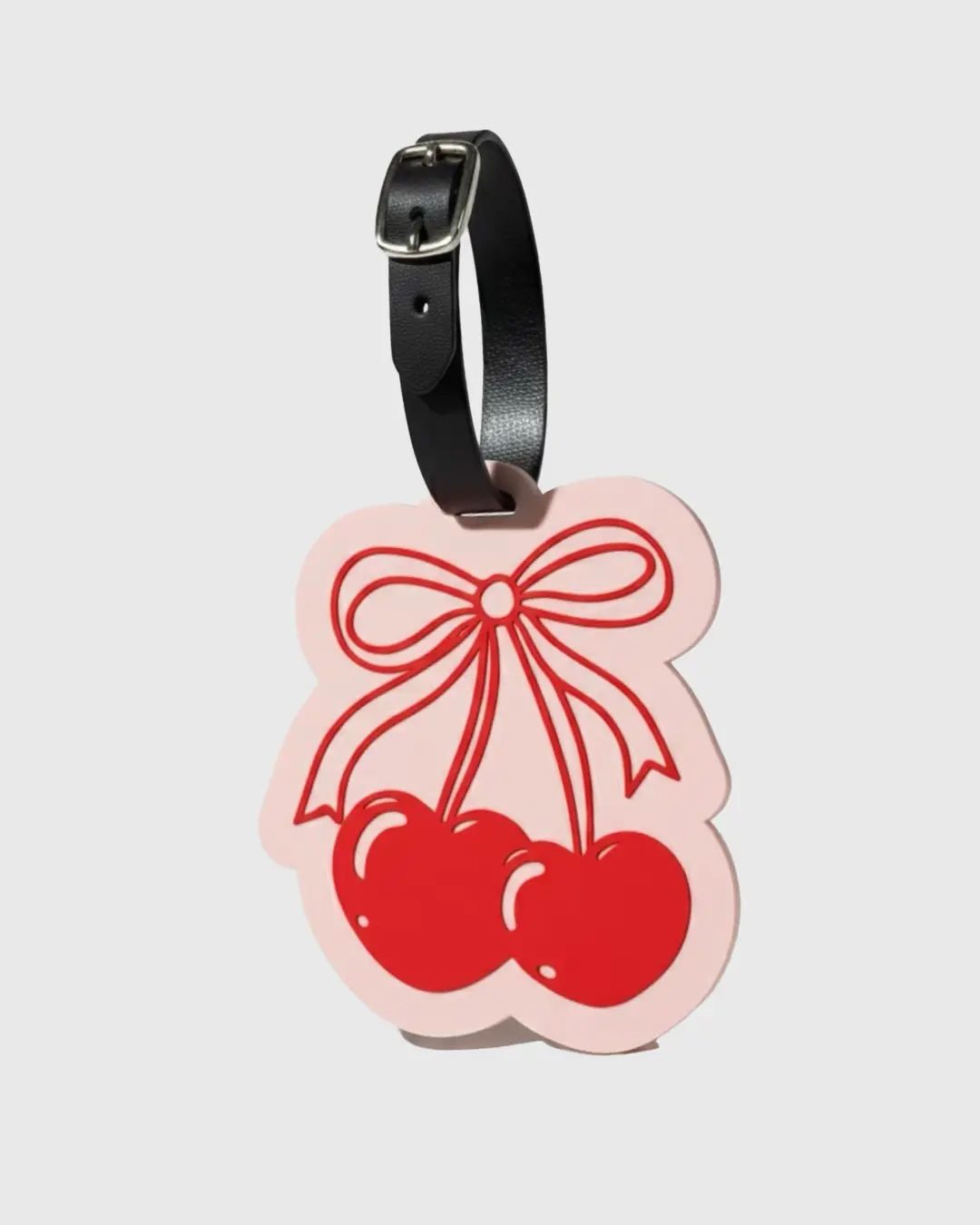 Cherry Luggage Tag, Durable Travel Luggage Accessory for Suitcases