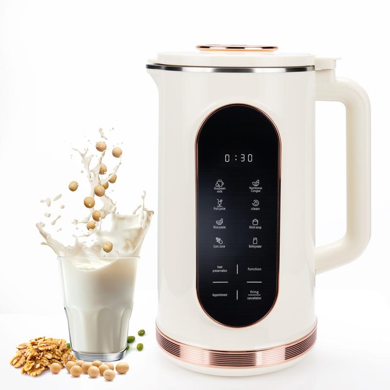 Notenmelkmaker, 1200 ml, automatische sojamelkmaker met