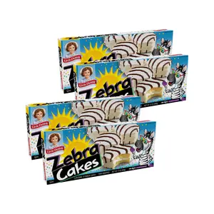 Little Debbie Zebra Cakes, 4 Boxes, 20 Twin-Wrapped Yellow Cakes with Cr?me Filling and White Icing