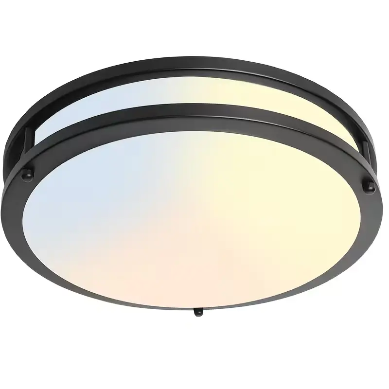 13inch 36W LED Energy-Saving Ceiling Light 5Adjustable Color Temperatures Modern Minimalist Black Design Dimmable Energy-Efficient and Versatile Single Unit Led Lighting shower lamp lights lights for bedroom lamp Ceiling Light For Living Room And Kitchen
