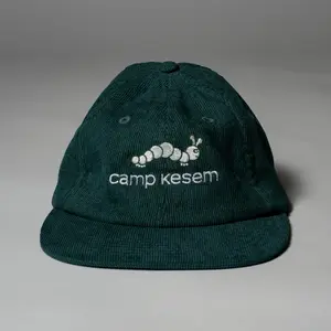Sea Foam Green Kesem x Grater Corduroy Flat Brim Hat 🐛