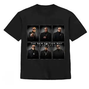 The New Edition Way Tour 2026 Concert T-Shirt – R&B Legends Photo Graphic Tee, Vintage Music Fan Shirt, Unisex Tour Merchandise for Music Lovers