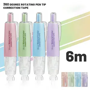 Morandi Color Correction Tape Set, Random Colors Blind Box, Ideal for Student Notes & Office Documents, Enhances Handwriting Beauty, Stationery