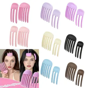 Women Fluffy Hairpin Curling Bangs Clips, Hair Roots Volumizing Hair Clips, Fixed Shape Clip Design, Fashionable Volume Hair Roller, Wavy Claw, Curly Wavy Claw