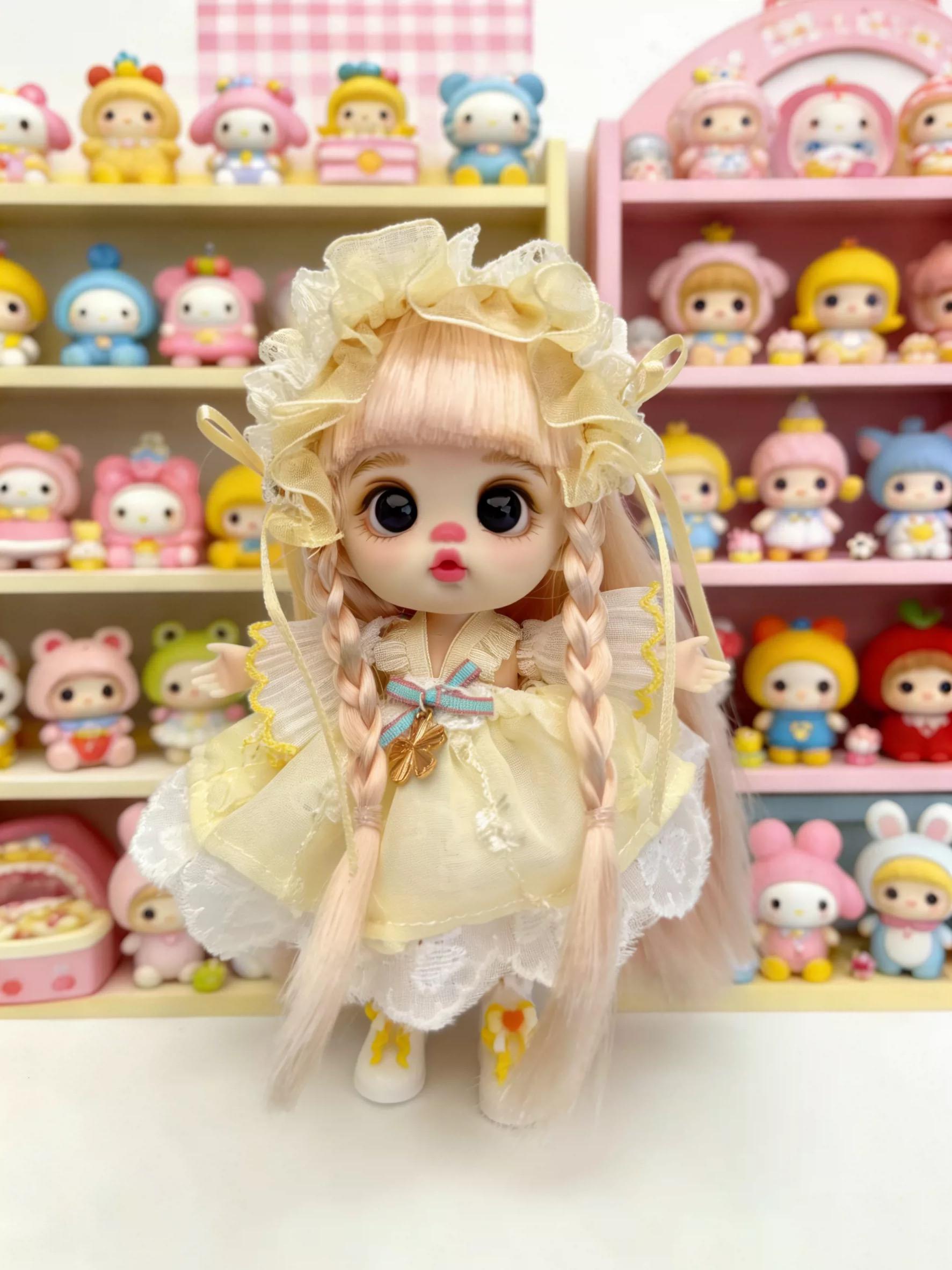 Lolifen Cute Pretty Girls Style Adorable Plush Doll Bag Charms