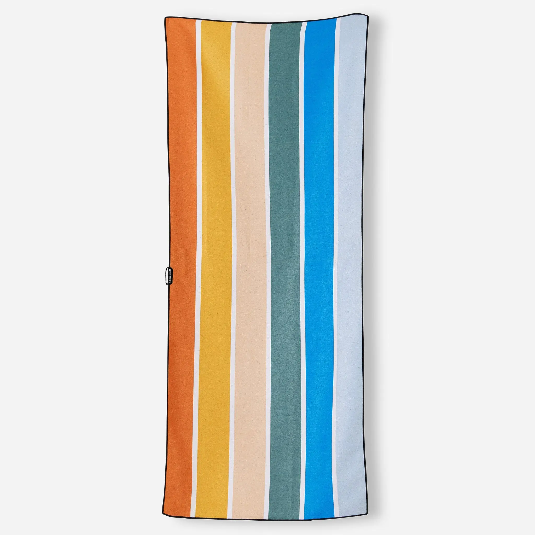 Nomadix Original Towel | Quick-Dry Beach Towel | Sand-Resistant | Stripes Retro Design