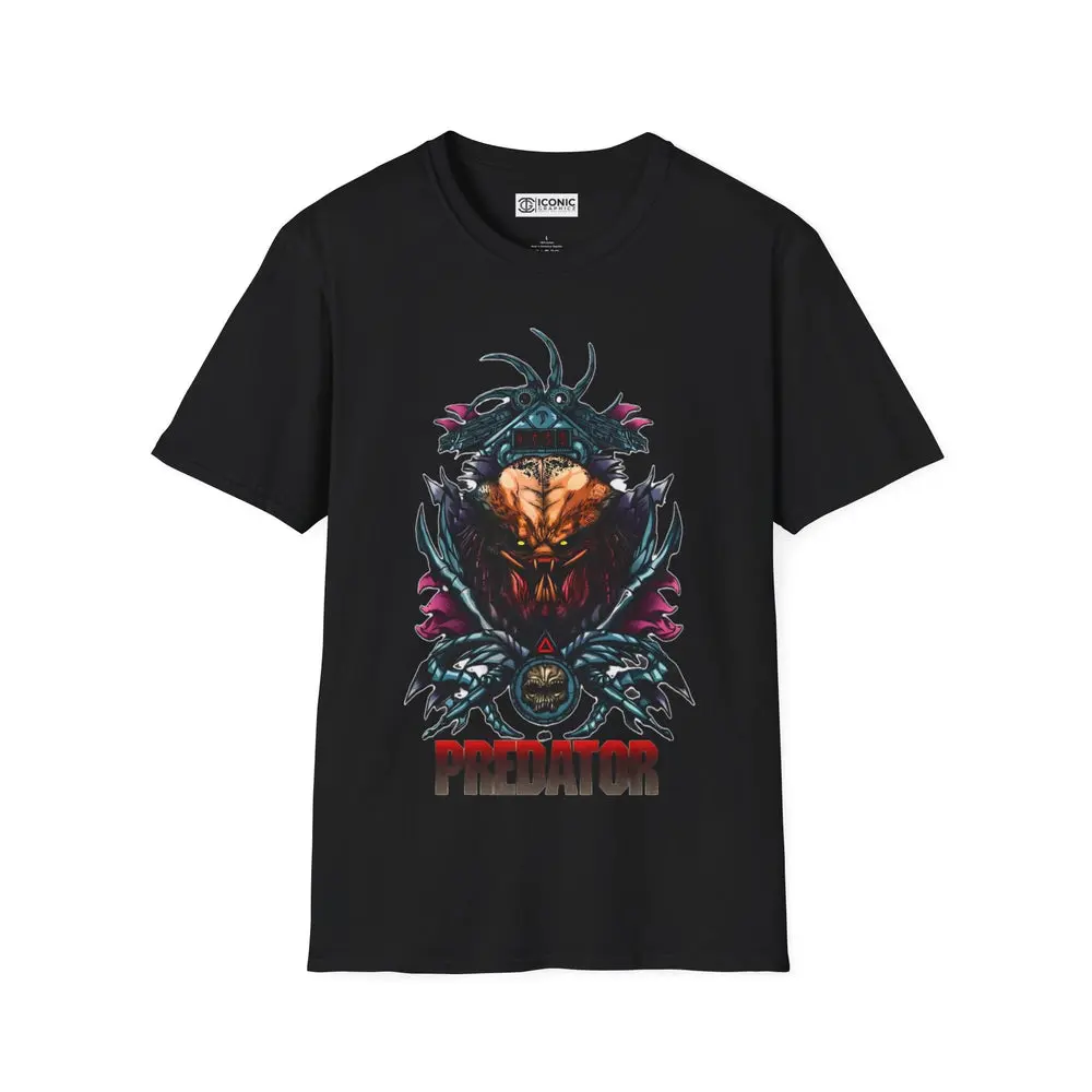 PREDATOR T-SHIRT #132 - 231% Polyester, Machine Washable, Stylish Crewneck for Summer & Father's Day