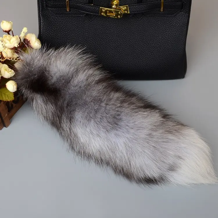 Fashion Faux Fur Tail Keychain, Plush Bag Pendant, Stylish Sports & Outdoor Leisure Accessory Decor