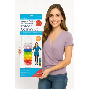 Versatile Balloon Column Kit with Stand - 7.5 ft