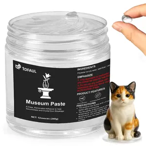 12 oz Exhibits Fixing Gel for Museum, Removable Clear Museum Paste Putty Wax, Reusable & No Residue, Fixes Artifacts and Decorations to Prevent Vibration and Falling