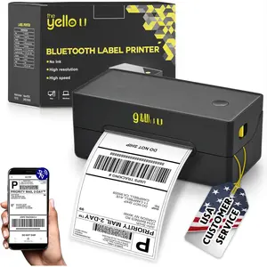 Label Printer,  rmal Printer, 4x6 Shipping Label Printer, rmal Label Printer Desktop or Phone, Compatible with , Android, Windows, , Chromebook, , Ebay, UPS.USPS (Black)