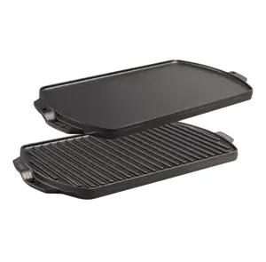 Lodge Seasoned Cast Iron Reversible Grill/Griddle