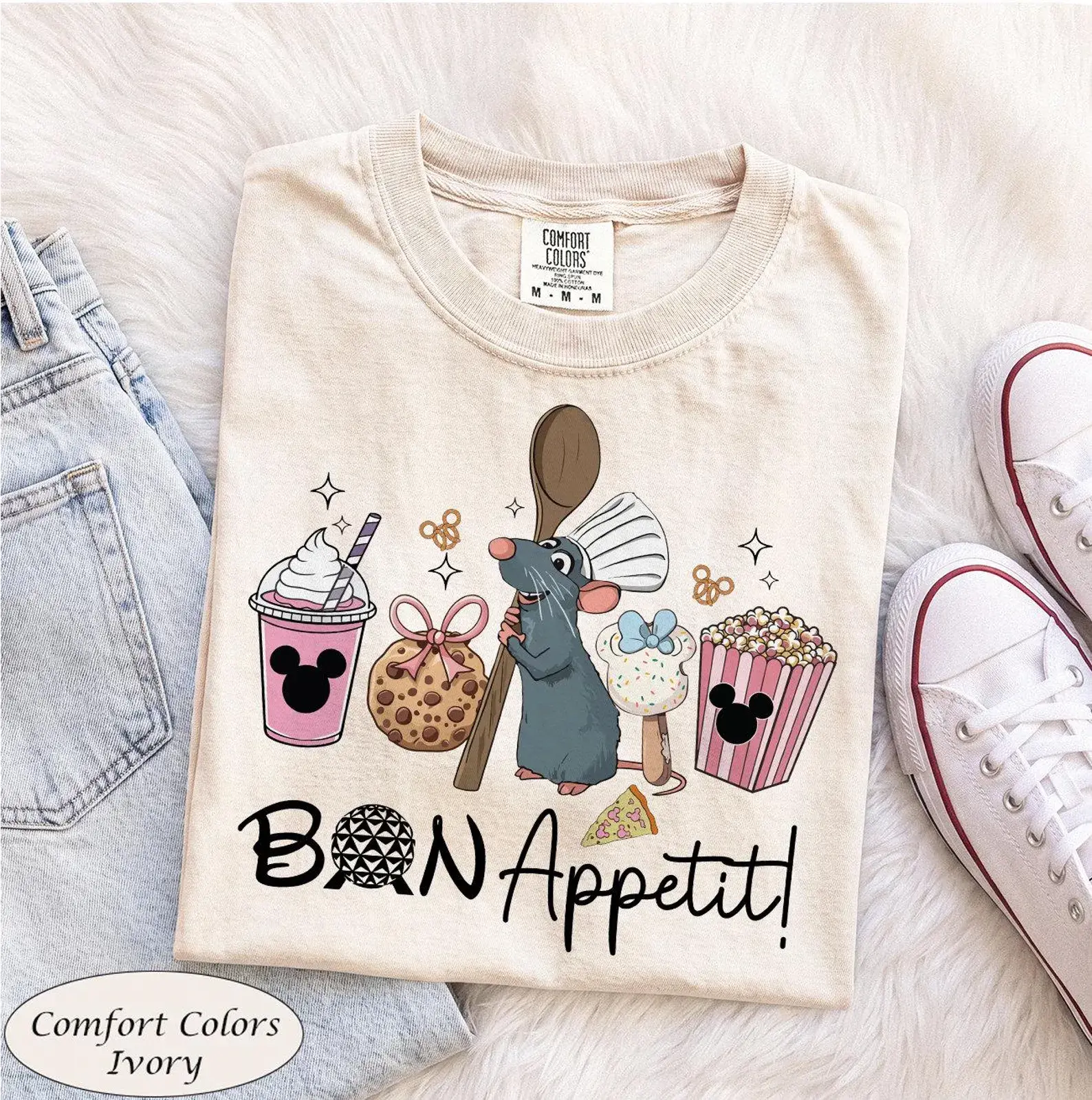 Remy Bon Appetit Shirt, WDW Ratatouille Shirt, WDW Snacking Around The World Shirt, Epcot Tee, WDW Vacation Shirt