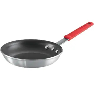 Tramontina Professional 10-Inch Non Stick Frying Pan, Heavy-Gauge Aluminum Skillet with Reinforced Nonstick Coating, Red Handle, Dishwasher and Oven Safe