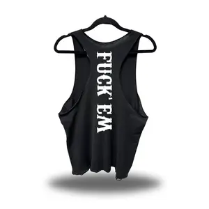 F*CK EM SCOOP NECK STRINGER TANK TOP