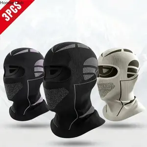 3-Pack Breathable Windproof Balaclava Face Mask for Men & Women, High Stretchy Full Face Cover Ski Mask, Warm Thermal Winter Hood, Lightweight Under Helmet Headwear for Motorcycling, Skiing, Snowboarding, Cycling, Hiking & Outdoor Cold Weather Protection