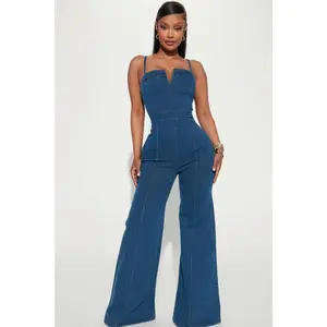 She's A Classic Denim Jumpsuit - Denim P