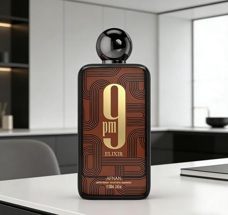 9 PM Elixir Extrait de Parfum | Luxurious Unisex Fragrance 100ml (3.4 Fl Oz) | Bold Sensual Long Lasting Aroma