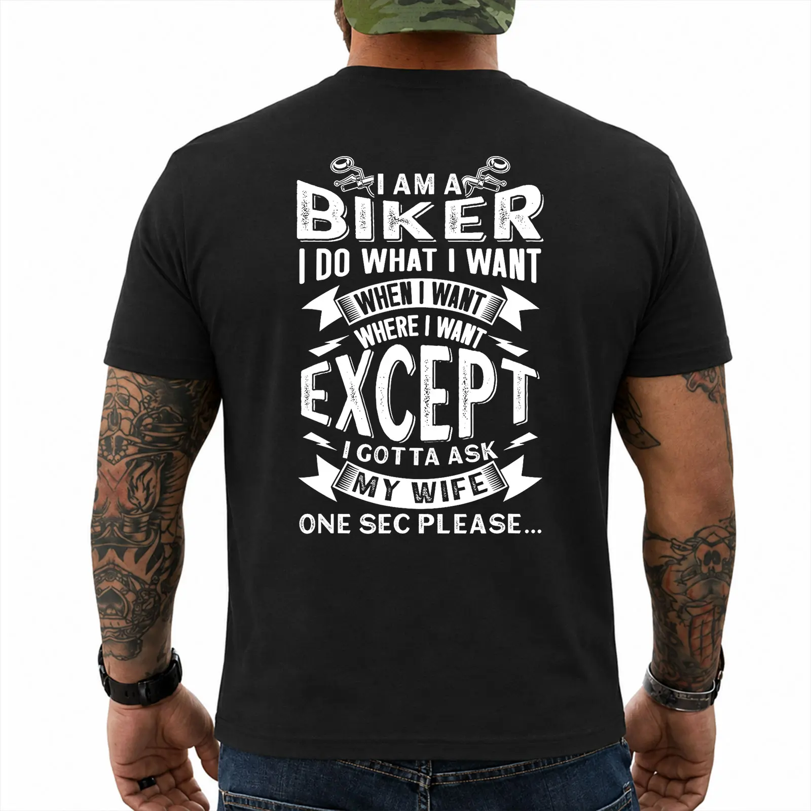 Funny Biker Shirt for Men, Motorcycle Rider Quote T-Shirt, Biker Husband Gift, Harley Motorcycle Graphic Tee, Funny Riding Apparel