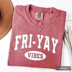 Fri-Yay Vibes Shirt, Happy Friday Teacher TShirt, Weekend Graphic Tee, Funny Teacher Gift, Back to School Shirt, Friyay Casual Friday Outfit