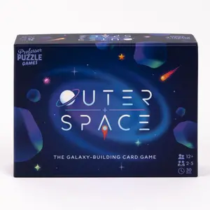 Professor Puzzle Games Outer Space Game - The Galaxy Building Card Game for 2-5 Players Ages 12+ Create Constellations Nebulas & Black Holes