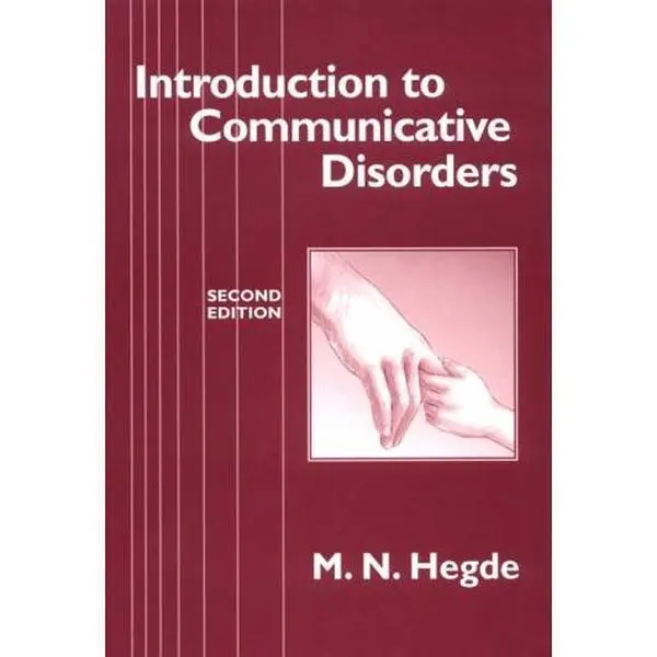 USED Book - Introduction to Communicative Disorders by M. N. Hegde (Hardcover) - english