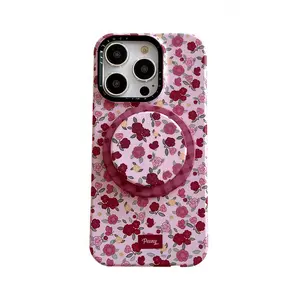 Wildflower iPhone Case -Pink Peony, For IPhone 13-16 secure Floral Colorful Durable Smartphone