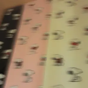 Three-Tone Korean Paper with Cartoon Character Image for Creative Projects