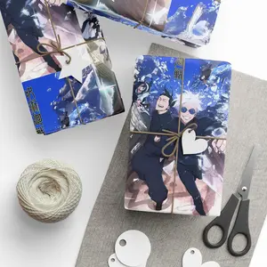 jujutsu kaisen Anime Wrapping Paper, Gift Wrap for Birthdays, Holidays, Parties, Cosplay Events, Unique Gift Presentation