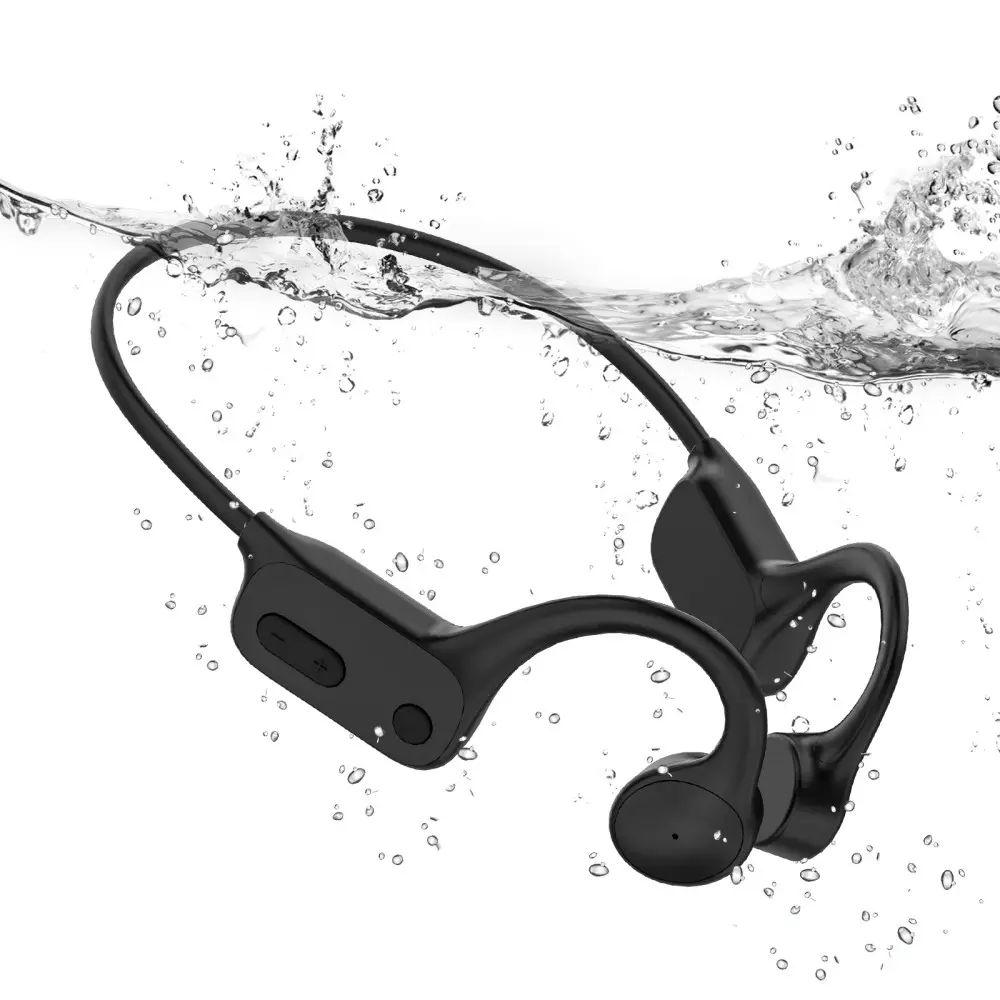 Tayogo Swimming Headphones, Bone Conduction Open-Ear Headphones for Swimming, 32GB MP3 Player & Bluetooth 5.4, Underwater Swimming Headphones, Earbuds Underwater for Running Cycling Workout